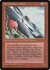 Goblin Rock Sled (German) - "Steinschlittenfahrer" [Renaissance] | Tacoma Games