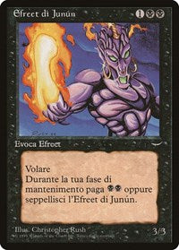 Junun Efreet (Italian) - "Efreet di Junun" [Renaissance] | Tacoma Games