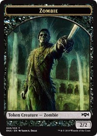 Zombie Token [Ravnica Allegiance Tokens] | Tacoma Games
