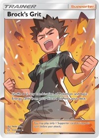 Brock's Grit (Full Art) (172) [SM - Team Up] | Tacoma Games