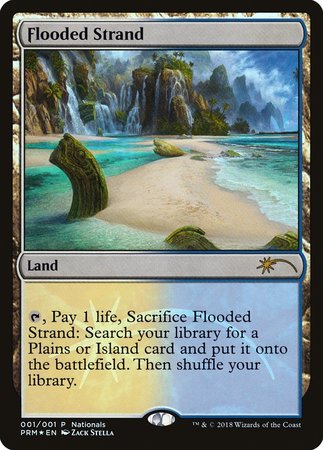 Flooded Strand [Nationals Promos] | Tacoma Games