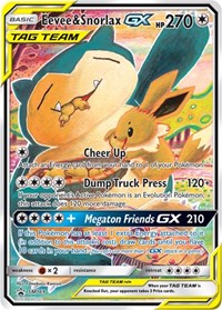 Eevee & Snorlax GX (SM169) [SM Promos] | Tacoma Games