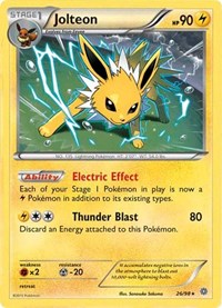 Jolteon (Cosmos Holo) - 26/98 (26) [Miscellaneous Cards & Products] | Tacoma Games