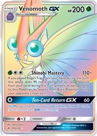Venomoth GX (Secret) (216) [SM - Unbroken Bonds] | Tacoma Games