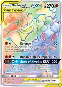 Marshadow & Machamp GX (Secret) (221) [SM - Unbroken Bonds] | Tacoma Games