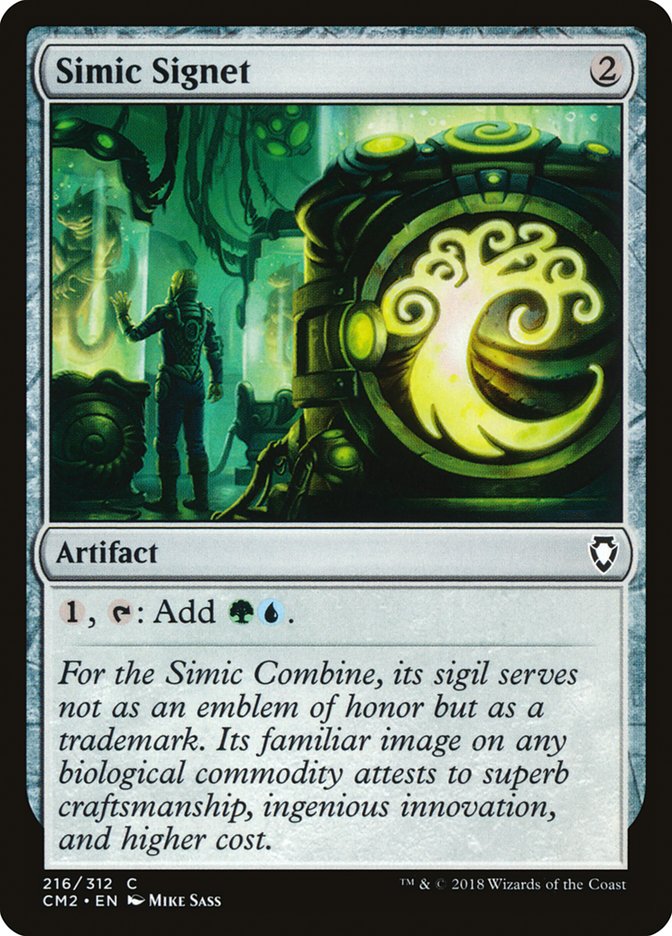 Simic Signet (216/312) [Commander Anthology Volume II] | Tacoma Games