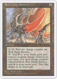 Red Mana Battery [Fourth Edition] | Tacoma Games