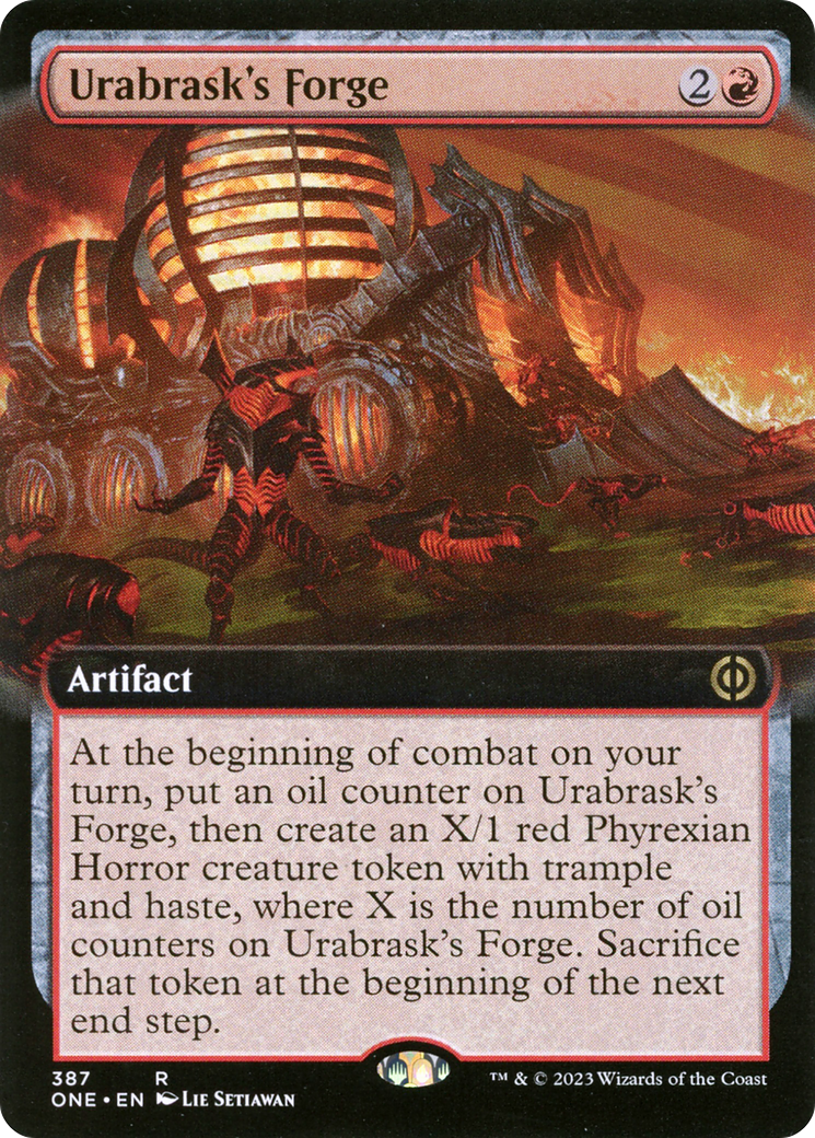Urabrask's Forge (Extended Art) [Phyrexia: All Will Be One] | Tacoma Games