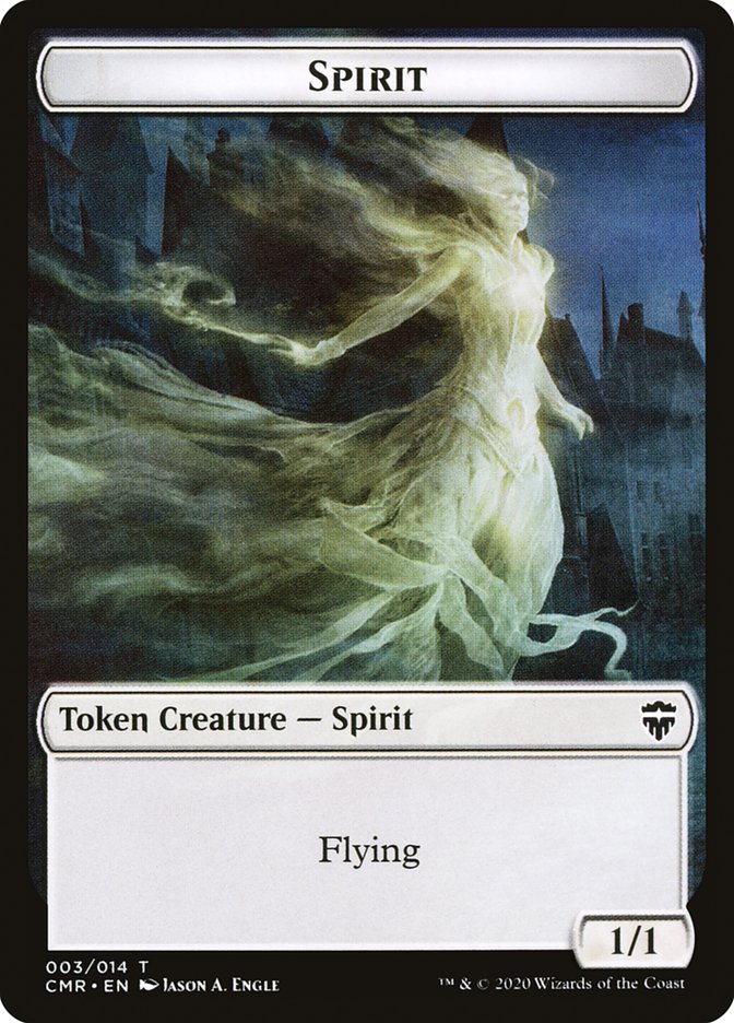 Spirit // Zombie Token [Commander Legends Tokens] | Tacoma Games