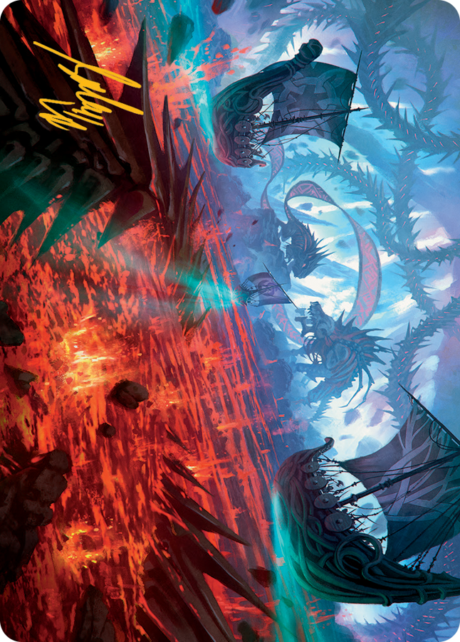 Invasion of Kaldheim Art Card (Gold-Stamped Signature) [March of the Machine Art Series] | Tacoma Games
