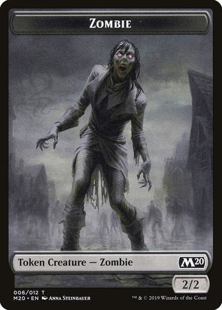 Zombie Token [Core Set 2020 Tokens] | Tacoma Games