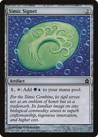 Simic Signet [Commander 2011] | Tacoma Games