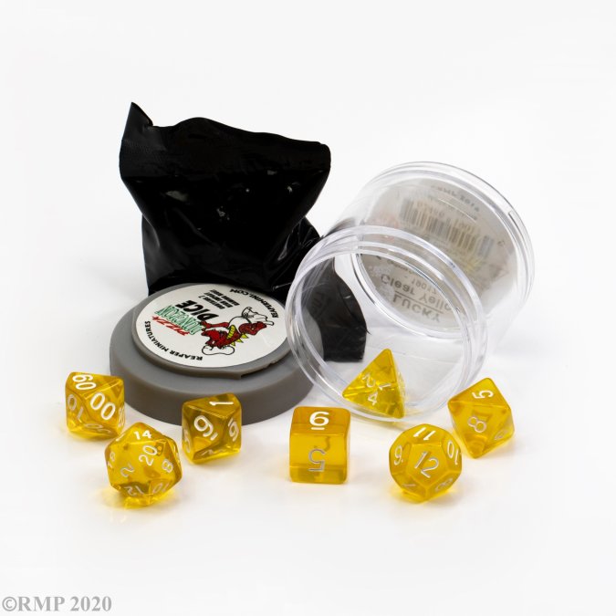 Lucky Dice - Clear Yellow | Tacoma Games