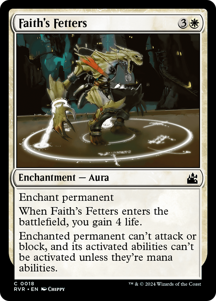 Faith's Fetters [Ravnica Remastered] | Tacoma Games