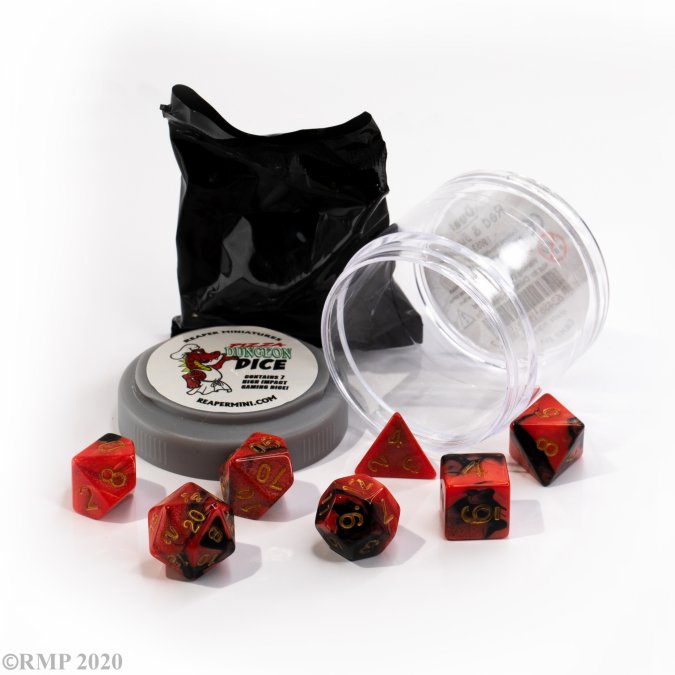 Dual Dice - Red & Black | Tacoma Games