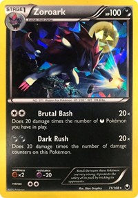 Zoroark - 71/108 (Cracked Ice Holo) (71) [Deck Exclusives] | Tacoma Games