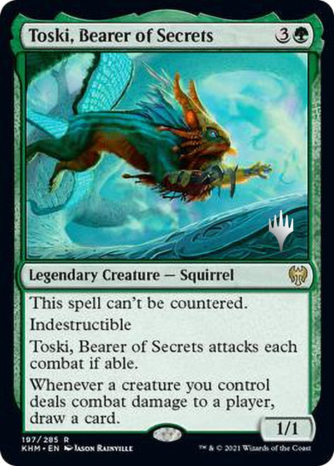 Toski, Bearer of Secrets (Promo Pack) [Kaldheim Promos] | Tacoma Games