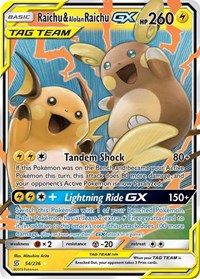 Raichu & Alolan Raichu GX (54/236) [SM - Unified Minds] | Tacoma Games