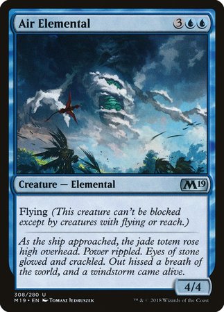 Air Elemental [Core Set 2019] | Tacoma Games