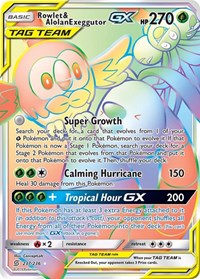 Rowlet & Alolan Exeggutor GX (Secret) (237/236) [SM - Unified Minds] | Tacoma Games
