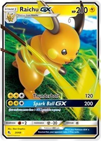 Raichu GX (20/68) [Hidden Fates] | Tacoma Games