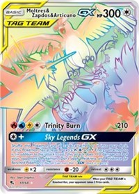 Moltres & Zapdos & Articuno GX (Secret) (69/68) [Hidden Fates] | Tacoma Games