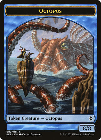 Octopus Token [Battle for Zendikar Tokens] | Tacoma Games
