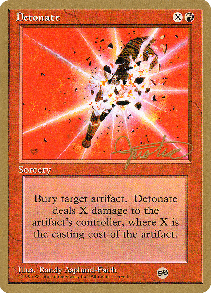 Detonate (Mark Justice) (SB) [Pro Tour Collector Set] | Tacoma Games