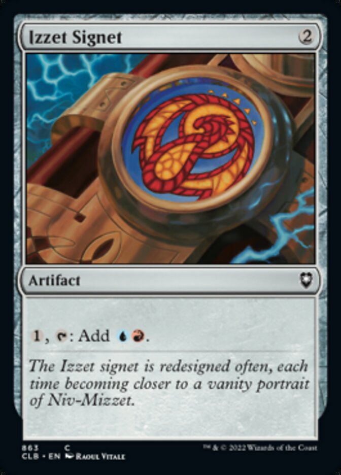 Izzet Signet [Commander Legends: Battle for Baldur's Gate] | Tacoma Games