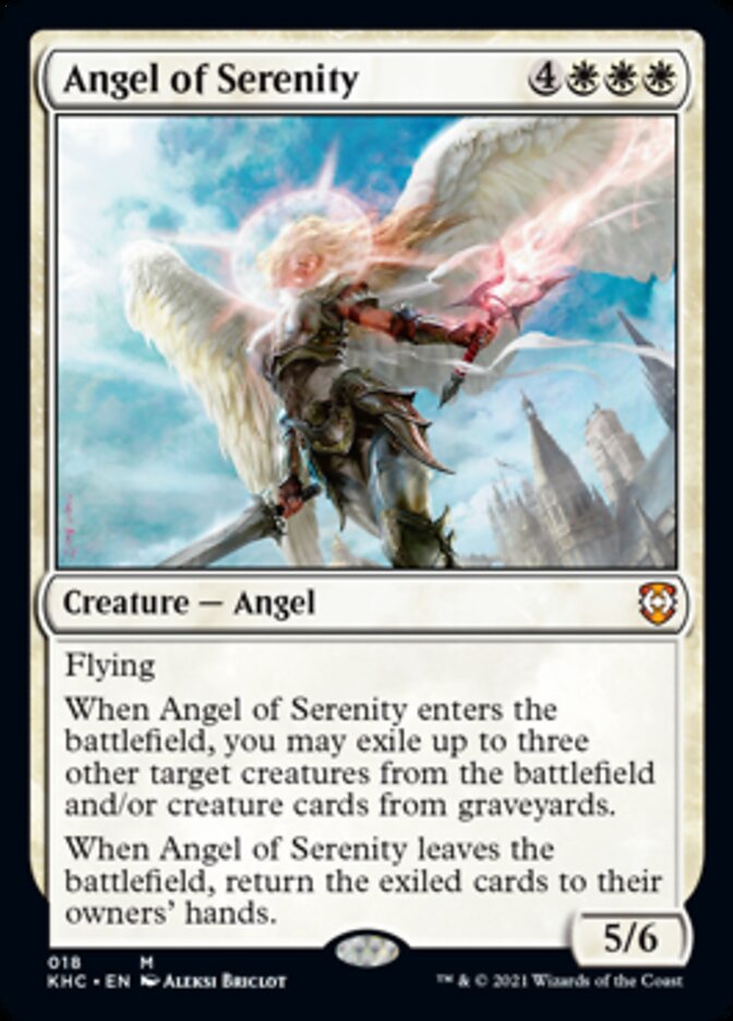 Angel of Serenity [Kaldheim Commander] | Tacoma Games