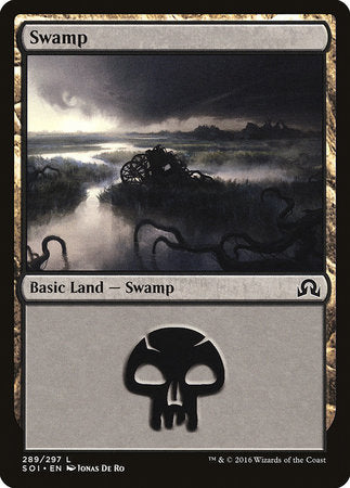 Swamp (289) [Shadows over Innistrad] | Tacoma Games