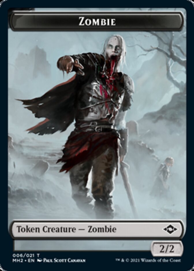 Zombie Token [Modern Horizons 2 Tokens] | Tacoma Games