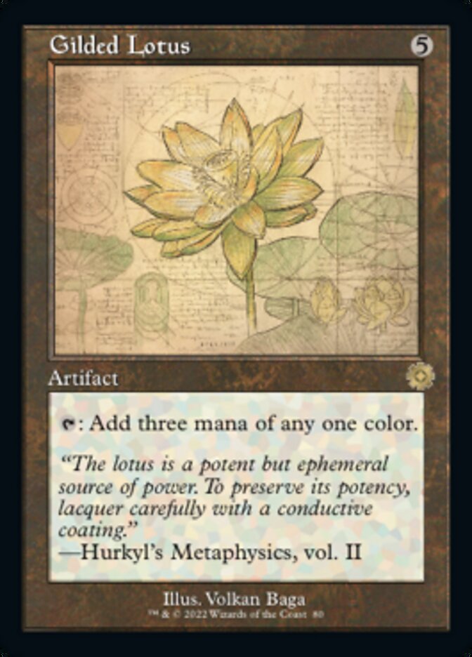 Gilded Lotus (Retro Schematic) [The Brothers' War Retro Artifacts] | Tacoma Games