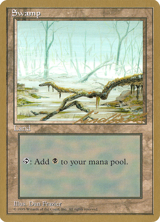 Swamp (ll372) (Leon Lindback) [Pro Tour Collector Set] | Tacoma Games