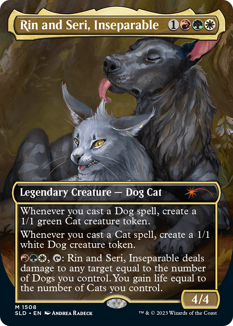 Rin and Seri, Inseparable (1508) // Rin and Seri, Inseparable [Secret Lair Commander Deck: Raining Cats and Dogs] | Tacoma Games