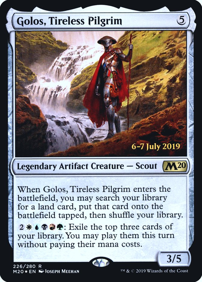 Golos, Tireless Pilgrim  [Core Set 2020 Prerelease Promos] | Tacoma Games