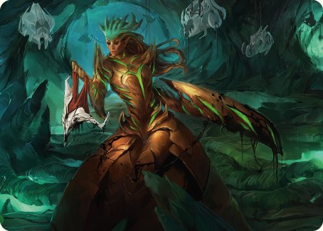 Glissa Sunslayer Art Card [Phyrexia: All Will Be One Art Series] | Tacoma Games