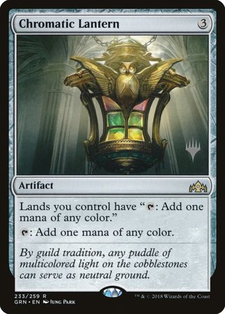 Chromatic Lantern [Guilds of Ravnica Promos] | Tacoma Games