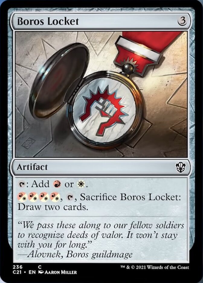 Boros Locket [Commander 2021] | Tacoma Games