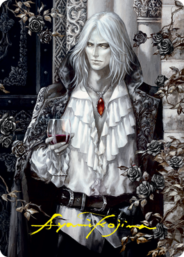 Sorin the Mirthless 2 Art Card (Gold-Stamped Signature) [Innistrad: Crimson Vow Art Series] | Tacoma Games