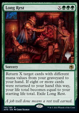 Long Rest (Promo Pack) [Dungeons & Dragons: Adventures in the Forgotten Realms Promos] | Tacoma Games