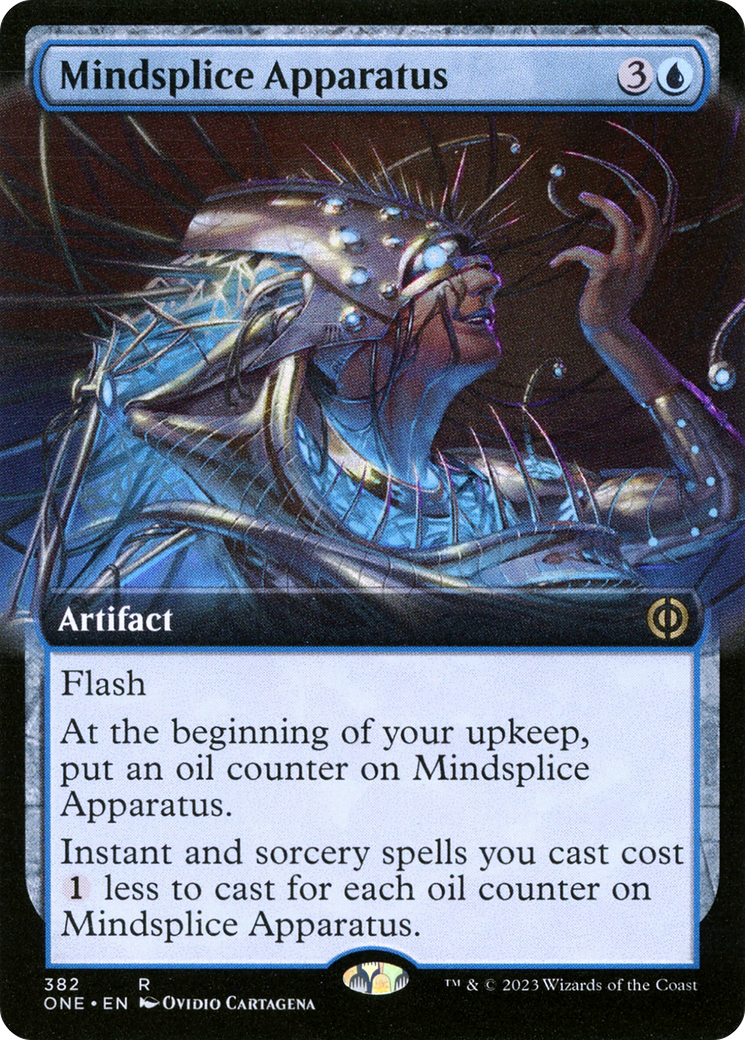 Mindsplice Apparatus (Extended Art) [Phyrexia: All Will Be One] | Tacoma Games