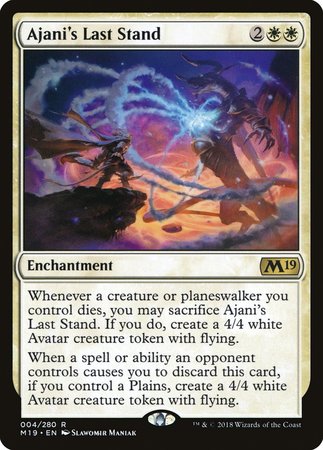 Ajani's Last Stand [Core Set 2019] | Tacoma Games