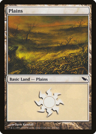 Plains (284) [Shadowmoor] | Tacoma Games