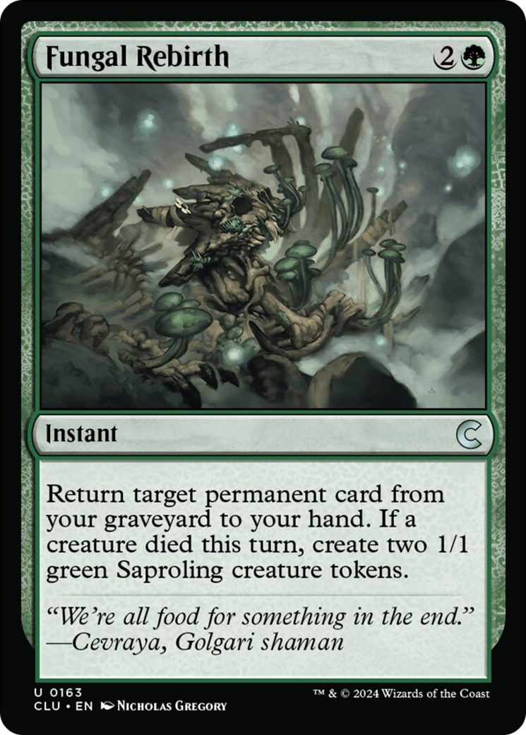 Fungal Rebirth [Ravnica: Clue Edition] | Tacoma Games