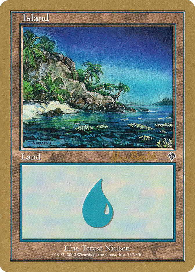 Island (ab337) (Alex Borteh) [World Championship Decks 2001] | Tacoma Games