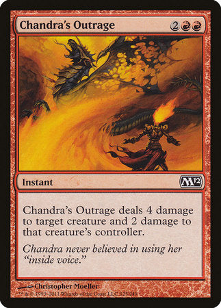 Chandra's Outrage [Magic 2012] | Tacoma Games