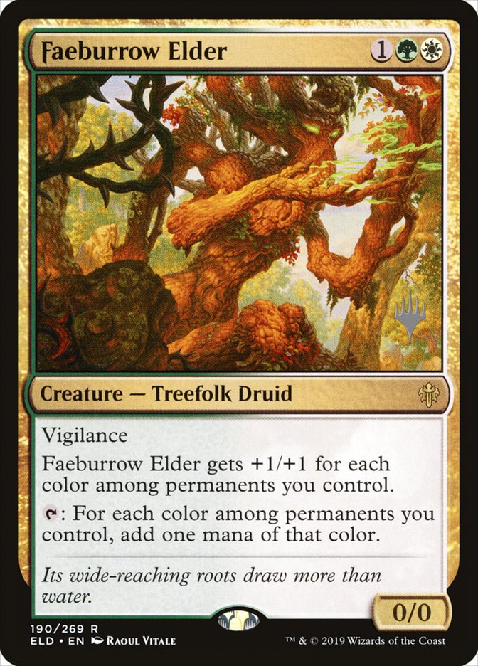 Faeburrow Elder (Promo Pack) [Throne of Eldraine Promos] | Tacoma Games