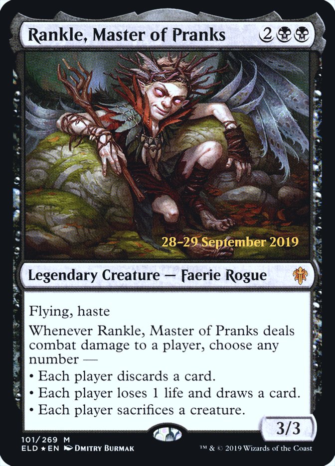 Rankle, Master of Pranks  [Throne of Eldraine Prerelease Promos] | Tacoma Games