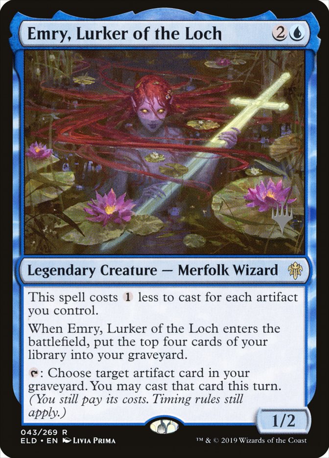 Emry, Lurker of the Loch (Promo Pack) [Throne of Eldraine Promos] | Tacoma Games